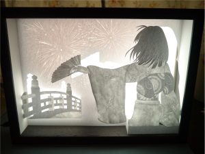 照らし切り絵