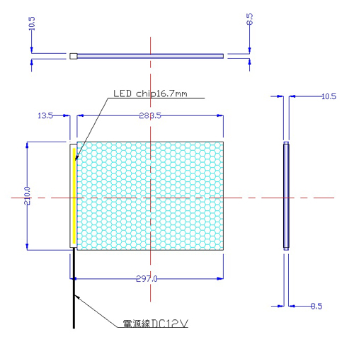 LEDライトシートＡ４−LS10型 [A4-L1116-LS10-LDP]